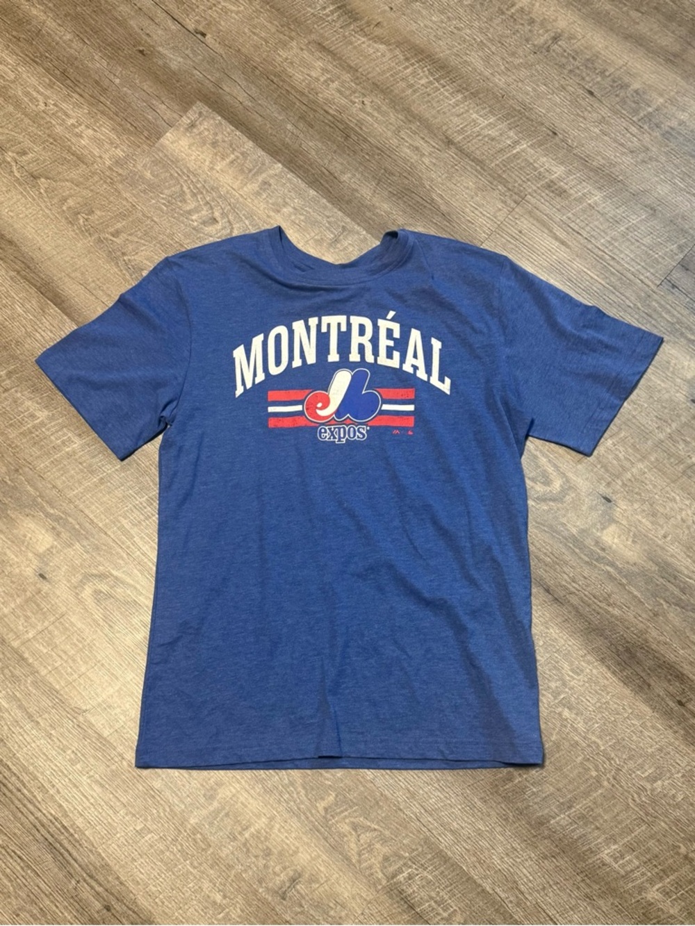 Majestic Blue Montréal Expos Short Sleeve Tee